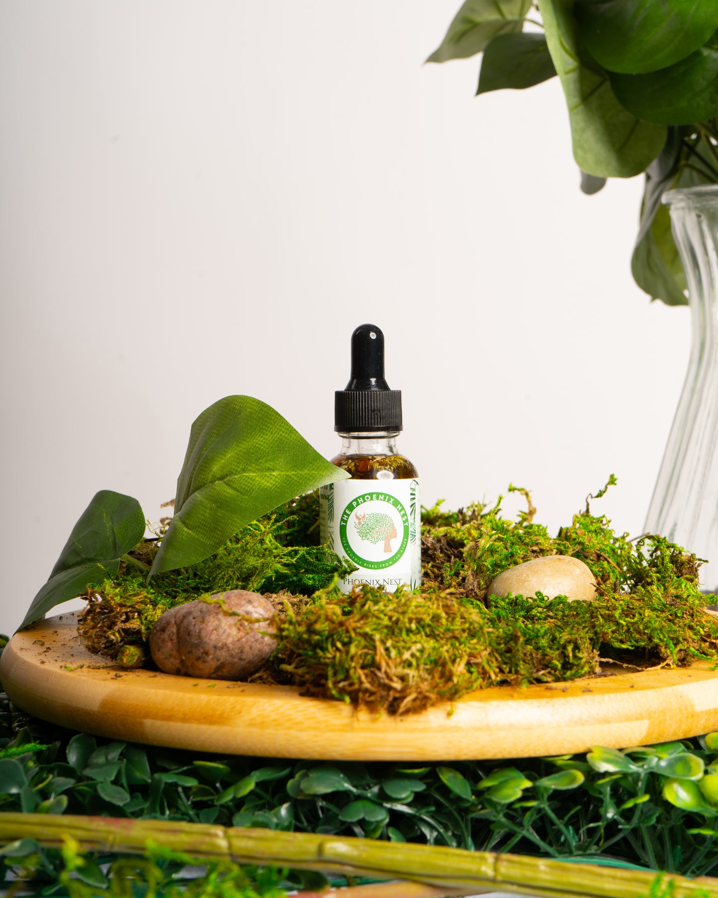 Organic Hair Growth Oil with Castor Oil, Rosemary, and Herbs, Scalp Treatment, Vegan, Natural - 1oz